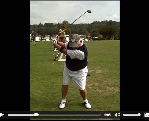 Lee Advising Tiger on Proper Golf Swing